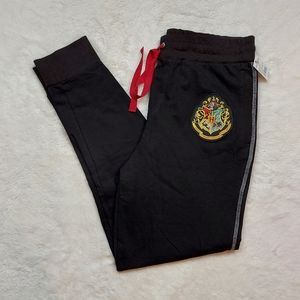 Harry Potter Hogwarts Universal Studios Black High Rise Joggers Size S